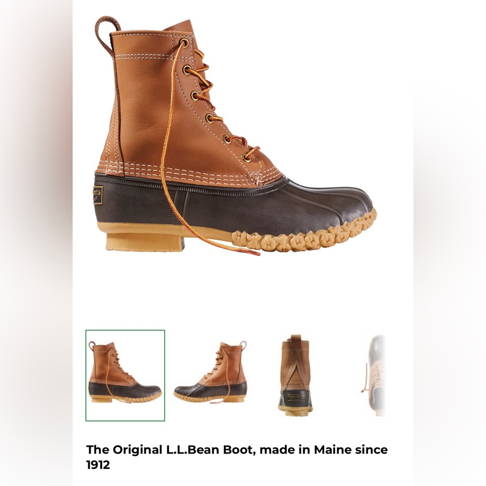 Women’s Bean Boots - size 8